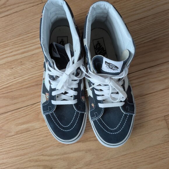 Vans Sk8-Hi Reissue Digi Hula Girl Hawaiian print high tops OFF The Wall sneaker - Picture 6 of 14